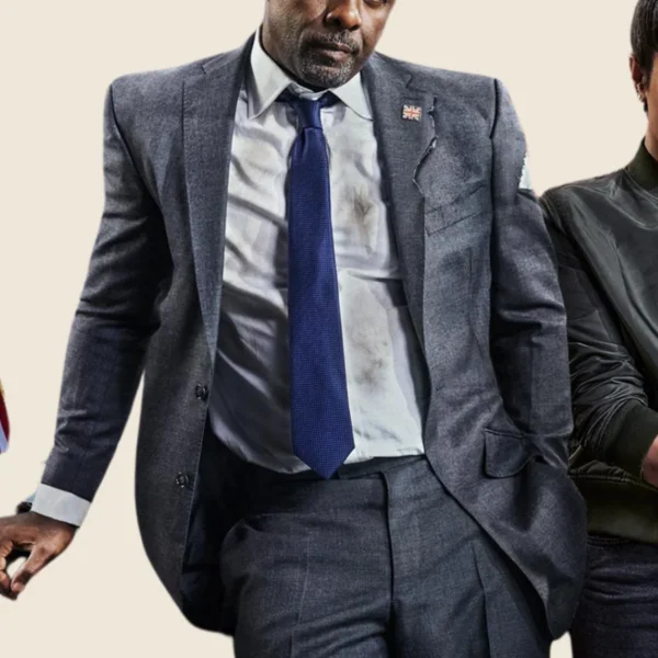 Heads Of State Idris Elba Grey Blazer